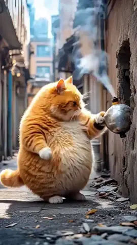 #orangecat #AI #funny #tiktok #viralvideo 