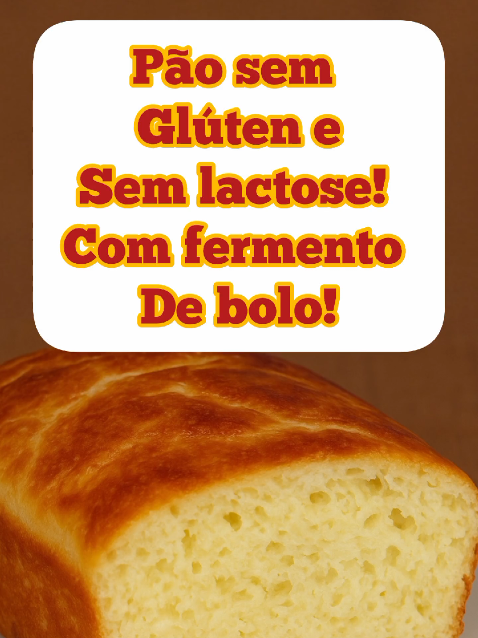 Pão sem glúten & sem lactose 🍞 📌 As imagens desse vídeo foram feitas com ajuda de Inteligência Artificial para deixar tudo lindo, mas a receita é 100% real e testada! #semglúten #zerolactose #receitas #pão #caseiro Ingredientes (em gramas): 240 g de amido de milho 200 g de creme de leite (1 caixinha) 2 ovos (cerca de 100 g) 36 g de açúcar (3 colheres de sopa) 1 g de sal (1 pitada) 12 g de fermento químico em pó (1 colher de sopa)