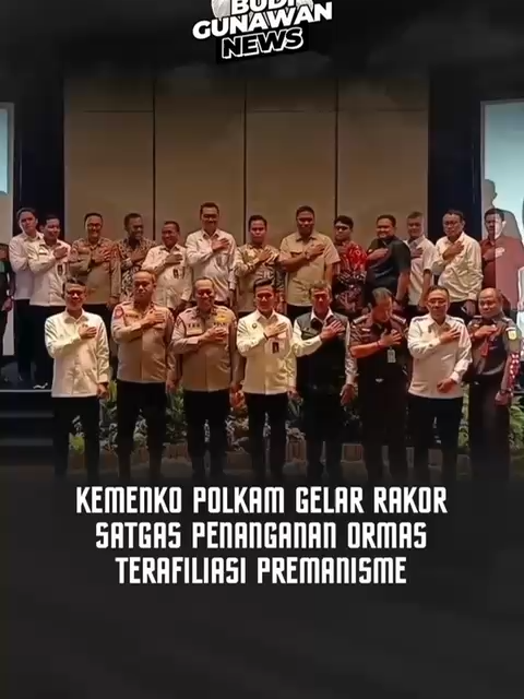 Kemenko Polkam Gelar Rakor Satgas, Tegaskan Komitmen Berantas Ormas Terafiliasi Premanisme #fyp #budigunawan #Menkopolkam #KemenkoPolkam