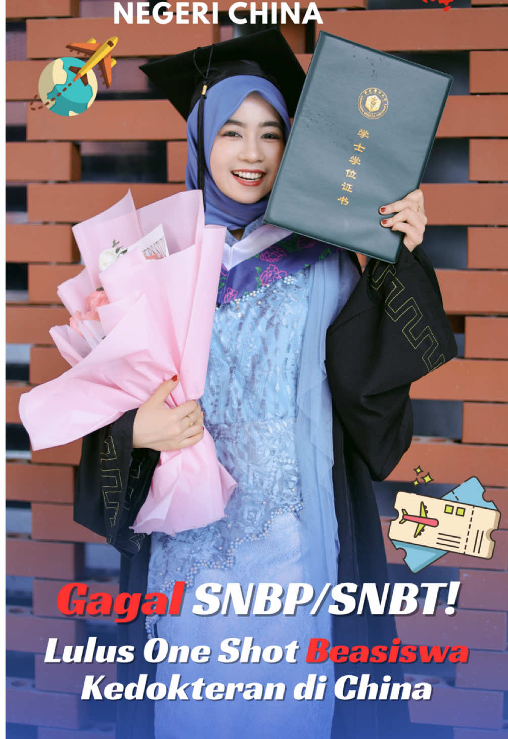🚫 Nggak Bisa Mandarin, Tapi Lulus S1 Kedokteran di China?! 🇨🇳✨  Yup, aku jadi salah satu dari 2 penerima Chinese Government Scholarship meski sempat gagal SNBP & SNBT, dan berangkat tanpa HSK—cuma modal IELTS aja! Perjuangannya nggak gampang: belajar Mandarin kilat, ikut kelas persiapan, adaptasi kuliah full Mandarin, sampai minder karena cuma bisa andalkan English buat ngobrol. Tapi semua terbayar dengan fasilitas keren: kelas canggih, AI di perpustakaan, transportasi super efisien, hingga bayar cukup scan wajah 🤯🔥. Kalau mau kejar CGS, mulai siapin dari sekarang (IELTS 6.0–7.5) dan biar persiapannya satset, ikutan ✨Mentoring Super Intensive #StudyInAsia✨ dari @kobieducation — ada bimbingan 1-on-1, konselor, profiling diri, dan bundling kelas IELTS, plus PROMO diskon hingga 2JT!! DM “MAU S1 ASIA” ke INSTAGRAM @kobieducation dan komen “MAU PLANNER” di postingan aku buat claim FREE PLANNER BEASISWA sekarang! #beasiswaluarnegeri #kuliahchina #beasiswachina #kejarbarengkobi 