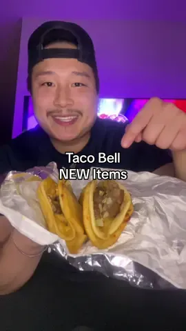 NEW Taco Bell Menu Items #fyp #tacobell #food #foodreview #mukbang 