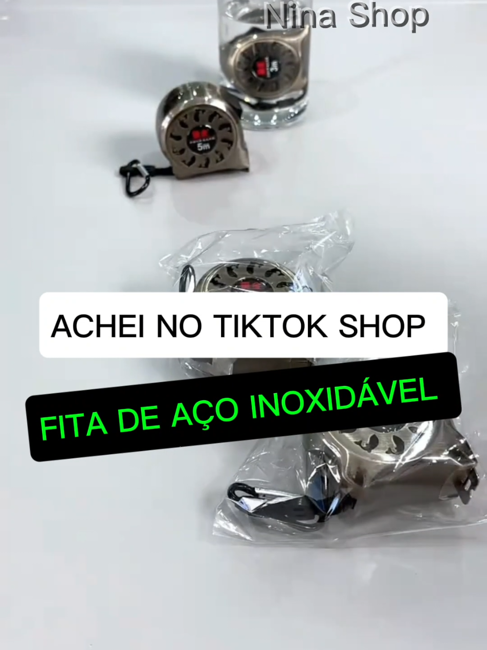 Fita inoxidável mais resistente esta começando oferta no tiktokshop #fitametrica #oxidavel #resistente #provadagua #tiktokshop 