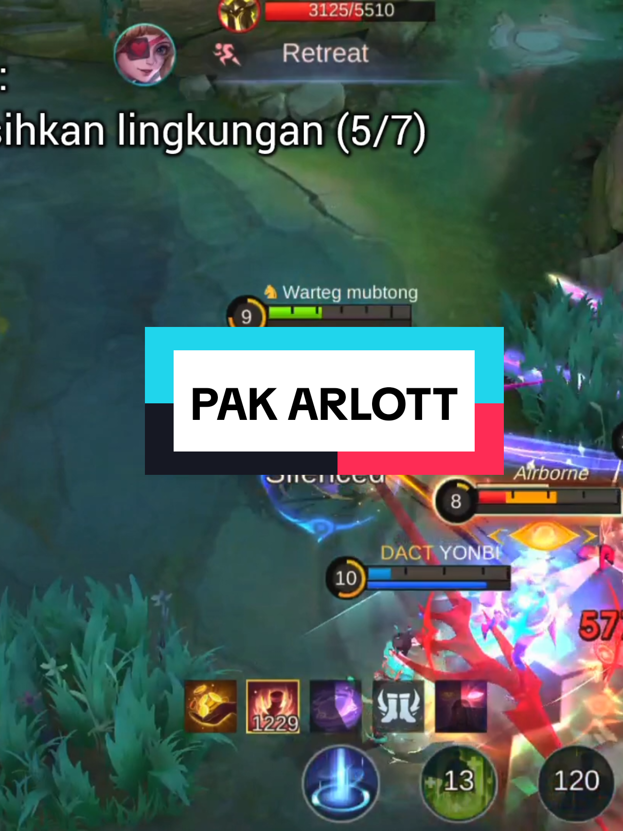 Terima kasih Pak Arlott, lingkungan kita jadi bersih sekali 🥰 #mobilelegends #mobilelegendsbangbang #mlbbcreatorcamp #fyp #mubtong 
