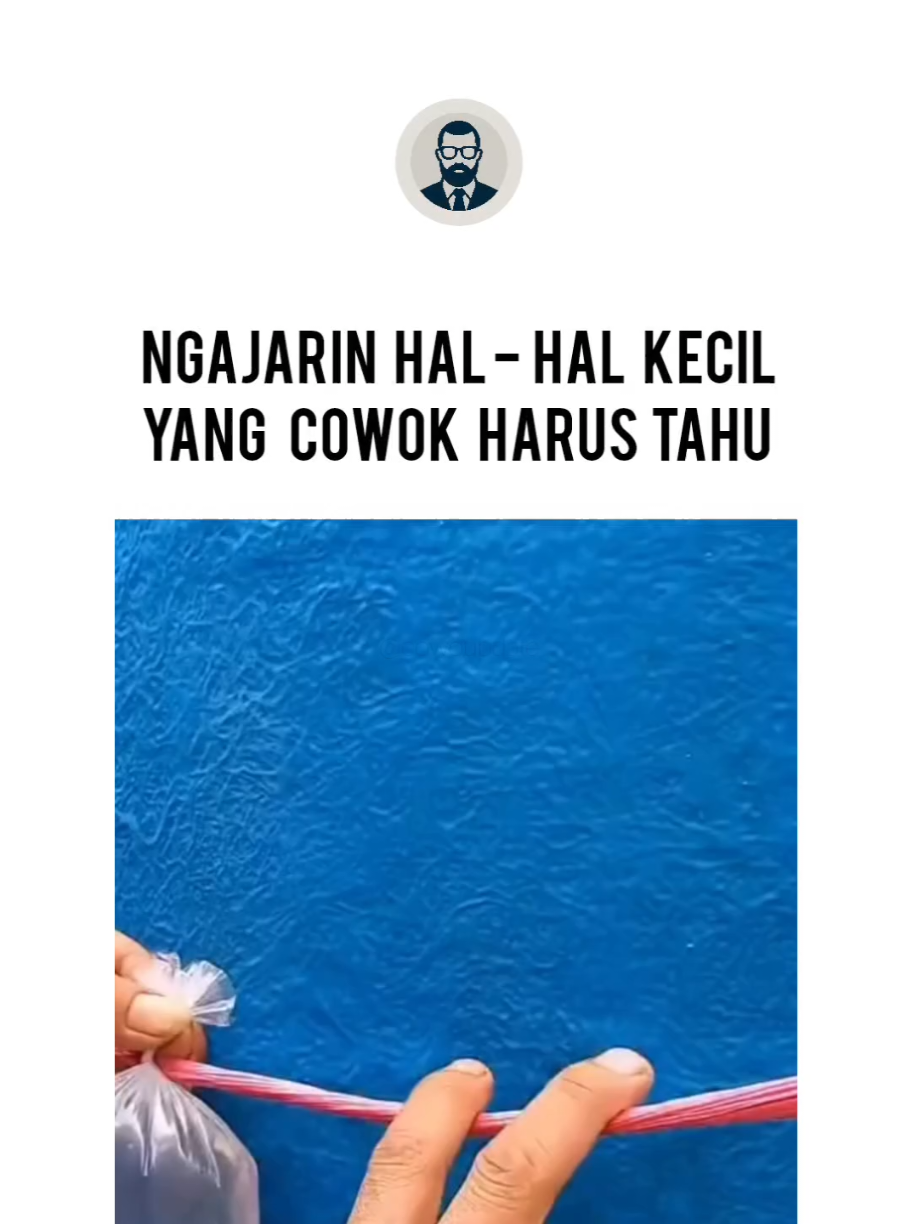 Salah satu teknik mengikat tanpa ribet 🔥  #cowokharustahu #cowokserbabisa #lelakisejati #tipsmengikat #DIY  crdmme