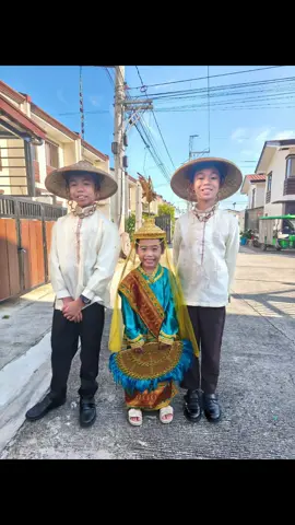 BUWAN NG WIKA: First Monday of August Kuyas: Barong Tagalog with Salakot Baby Girl: Maranao  #buwanngwika2025 #maranao #buwanngwika  #buwanngwikacostume #fypシ゚viral 