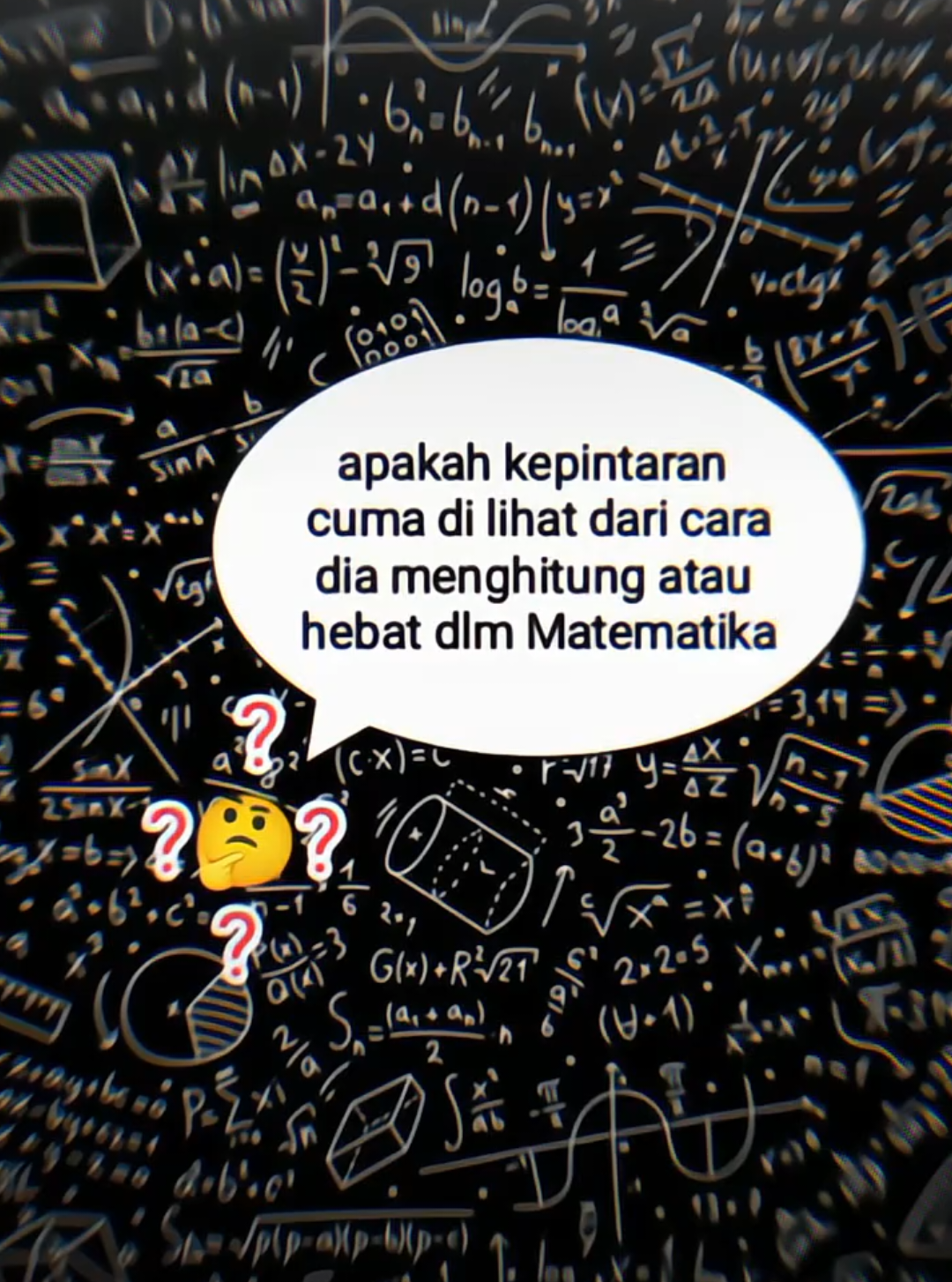baca captionnya 👇👇 📌 Apakah kepintaran hanya bisa dilihat dari kemampuan berhitung atau kehebatan dalam matematika? Sebenarnya, kecerdasan manusia tidak bisa diukur hanya dari satu aspek saja. Dalam kajian psikologi modern, khususnya teori Multiple Intelligences yang dikemukakan oleh Howard Gardner, kecerdasan terbagi dalam berbagai dimensi. Artinya, seseorang yang mungkin tidak unggul dalam Matematika tetap bisa sangat cerdas dalam bidang lain. 1️⃣ Kecerdasan logis-matematis → kemampuan berpikir logis, menganalisis pola, dan memecahkan persoalan angka. 2️⃣ Kecerdasan linguistik → kemampuan berbahasa, menulis, berbicara, dan menyampaikan ide. 3️⃣ Kecerdasan musikal → kepekaan terhadap nada, ritme, dan melodi. 4️⃣ Kecerdasan kinestetik → kemampuan menggunakan tubuh untuk mengekspresikan ide, misalnya dalam olahraga atau seni tari. 5️⃣ Kecerdasan spasial → kemampuan membayangkan bentuk, ruang, dan visualisasi. 6️⃣ Kecerdasan interpersonal → memahami orang lain, membangun relasi, dan empati. 7️⃣ Kecerdasan intrapersonal → mengenal diri sendiri, memahami emosi, dan refleksi diri. 8️⃣ Kecerdasan naturalis → kemampuan memahami alam, lingkungan, dan fenomena sekitar. 🔍 Jadi, pintar itu tidak terbatas pada soal angka saja. Orang yang bisa memimpin dengan baik, yang bisa memahami perasaan orang lain, atau yang mampu menciptakan karya seni juga termasuk dalam kategori “pintar”. Kesimpulannya: Matematika memang penting, tapi kepintaran sejati jauh lebih luas dan kompleks daripada sekadar menghitung angka. 🌍✨ #fyp #pendidikan #ilmiah #inspirasi #matematika 