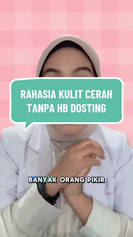 Standar kecantikan semakin kesini semakin kesana ya.. makin banyak aja yang jual HB Dosting dengan klaim MEMUTIHKAN KULIT DENGAN CEPAT. Kalau di cek tuh isinya pasti ada Merkuri, Hidrokuinon, Steroid dengan dosis tidak terkontrol. Mau putih malah jadi autoimun 😭  Ga ada di dunia ini yg instan tapi aman (cth: mie instan enak tapi efek penyakit nya banyak) ga usah kemakan marketing dgn harga miring ya sis.. cari produk pencerah yang sudah ber - BPOM, (jd kalau amit2 kita kenapa2 kita bisa nyalahin BPOM)  Tapi inget skincare - bodycare itu cocok2an ya tergantung kondisi dan tingkat sensitivitas kulit. Penting banget untuk pilih produk yang ber-BPOM. Kalau aku sih ini @White Inc Official , kalau kamu ?  #fyp #dokter #edukasikesehatan #bodymask 