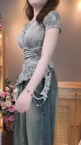 Size từ xs-2xl, Áo cổ tròn nhún eo tua rua chất thun borip mềm mại