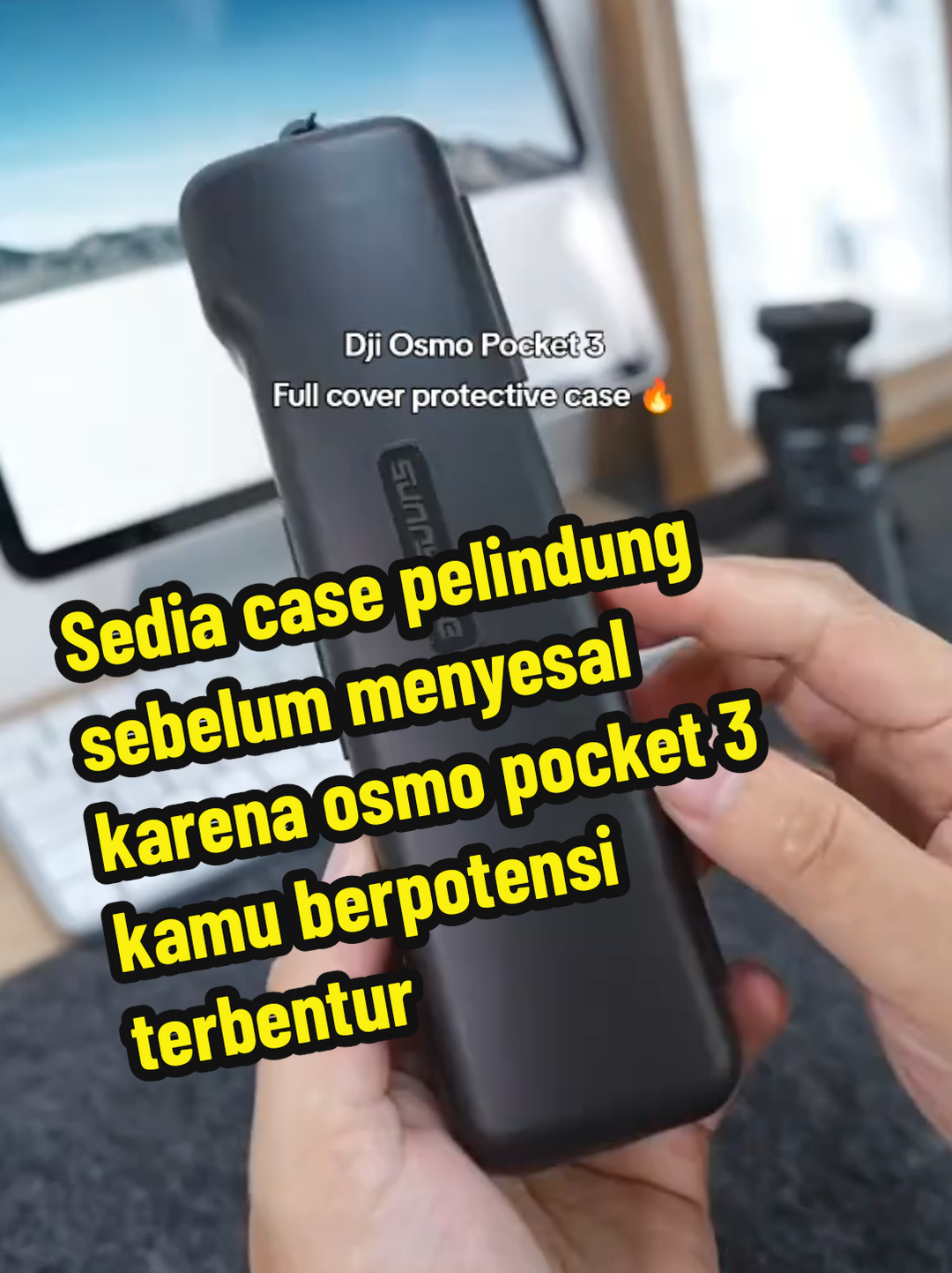 Buruan checkout di keranjang kuning (Better protection, small size) #case #djiosmopocket3case #osmopocket3 #protectivecase #casepelindung 