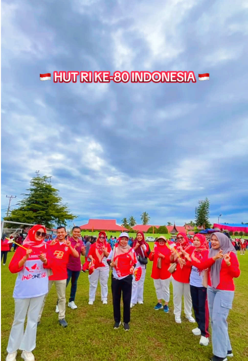 HUT RI Ke-80 Indonesia🇮🇩 @Siska Tanjung #puskesmaskotobangko #kobabisakobamantap #17agustusan 
