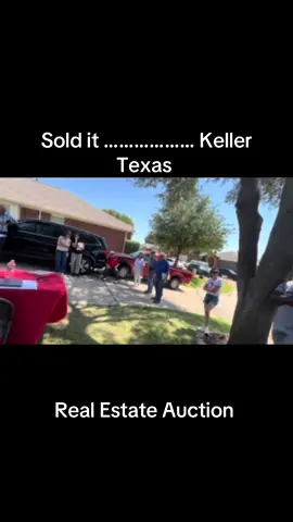 #texasrealestate #sold at #auction in #kellertx #houseauction …. Yes the buyers agent made a nice commission today. He showed up with the buyers, filled out a form and they bought the house …! 
