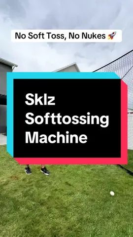 Sklz soft tossing machine #baseballboys #baseballlife #baseballmom #baseballszn #tiktokshopfinds 