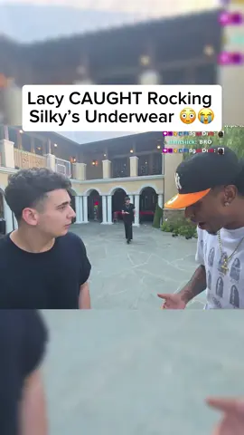 Did NOT see this coming… Lacy in Silky’s underwear 😳😭 #Lacy #Silky #FaZeHouse #Ayo 