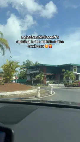 Hello @McDonald’s je adore beacoup #mcdonalds #france #europe #carribean 