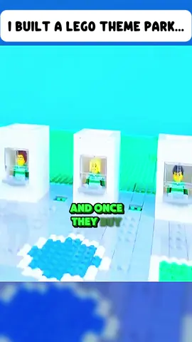 I built a Lego theme park ,. #LEGO #bricklego #legotiktok #VIRAL #FYP 