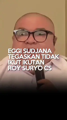 Eggi Sudjana melalui Razman Nasution tegaskan tidak Ikut-ikutan Roy Suryo Cs. 🤣 Sc: Yt/cumicumi #eggisudjana #roysuryo