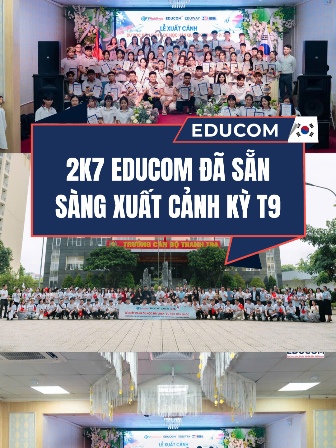 Học viên Educom đã sẵn sàng bay kỳ tháng 9 bay tới xứ sở kim chi, quá đãaaa #duhocsinhhanquoc🇰🇷🇻🇳 #duhochanquoc🇰🇷 #tuyensinhduhochanquoc  #hanquoc #korea #chinhphuchanquoccungeducom #duhochanquoceducom #fpy#xh#viral#tiktokvn#xuhuong #trending #xuatcanhhanquoc #tienbay