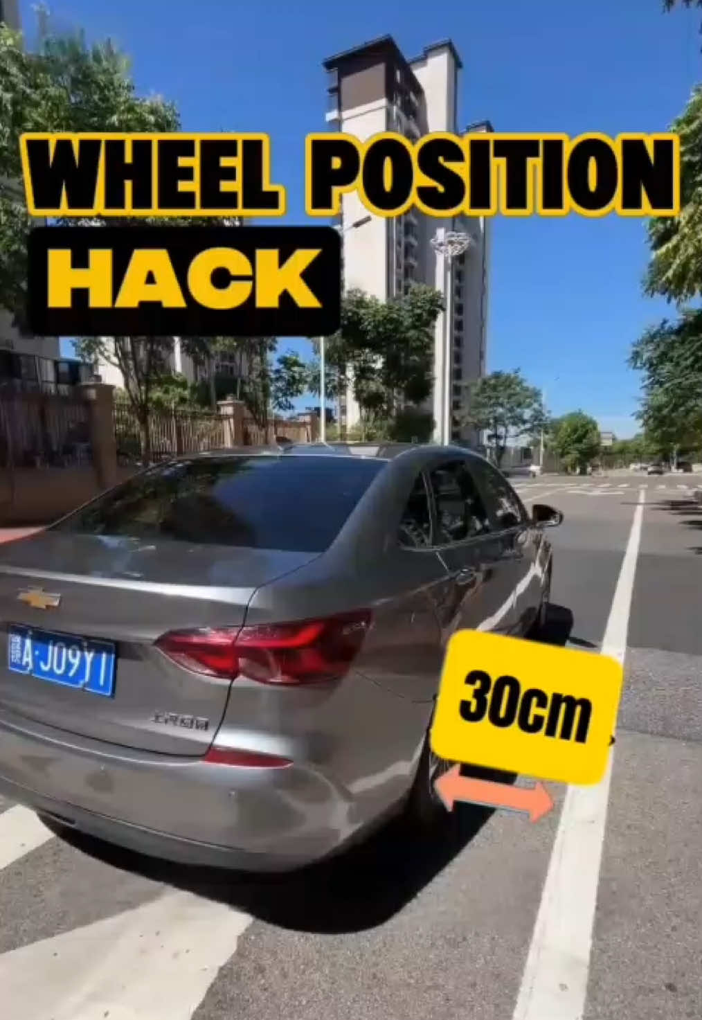 The Easiest Way to Know Where Your Right Wheel Is #carhacks #knowledge #america #driving 