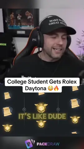 College Student Gets Rolex Daytona 😳🔥 #kickstreaming 