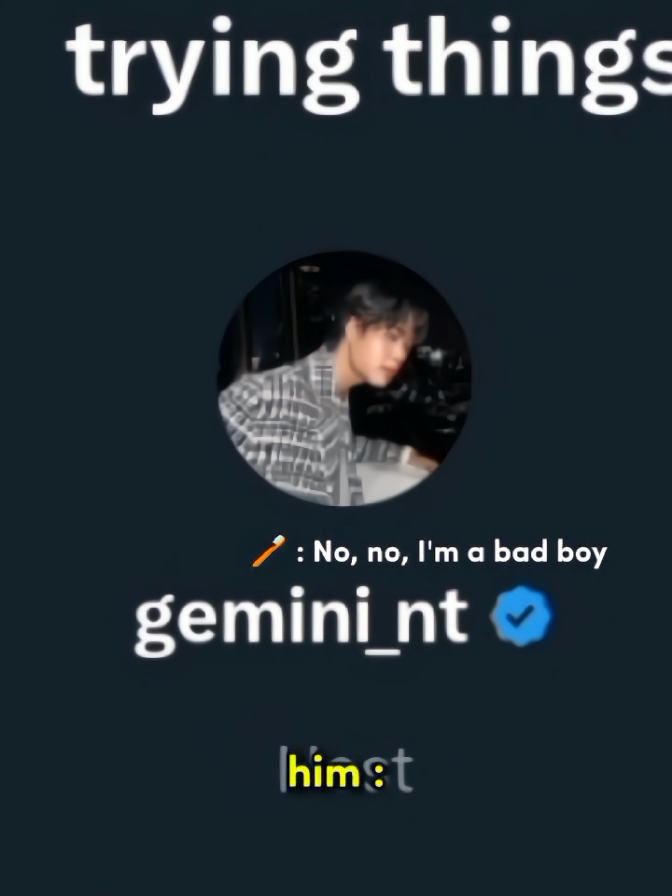 lucuk kyk mochi begini menolak dibilang lucuu 🤏🏻😽 [ #gemini_nt #geminifourth #fyp ] 