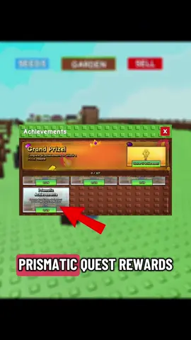New Prismatic Rewards For The New Quests 💀 #growagardenfyp #growagarden🥒🌶🍅 #gag #growgarden #growgardenupdate  
