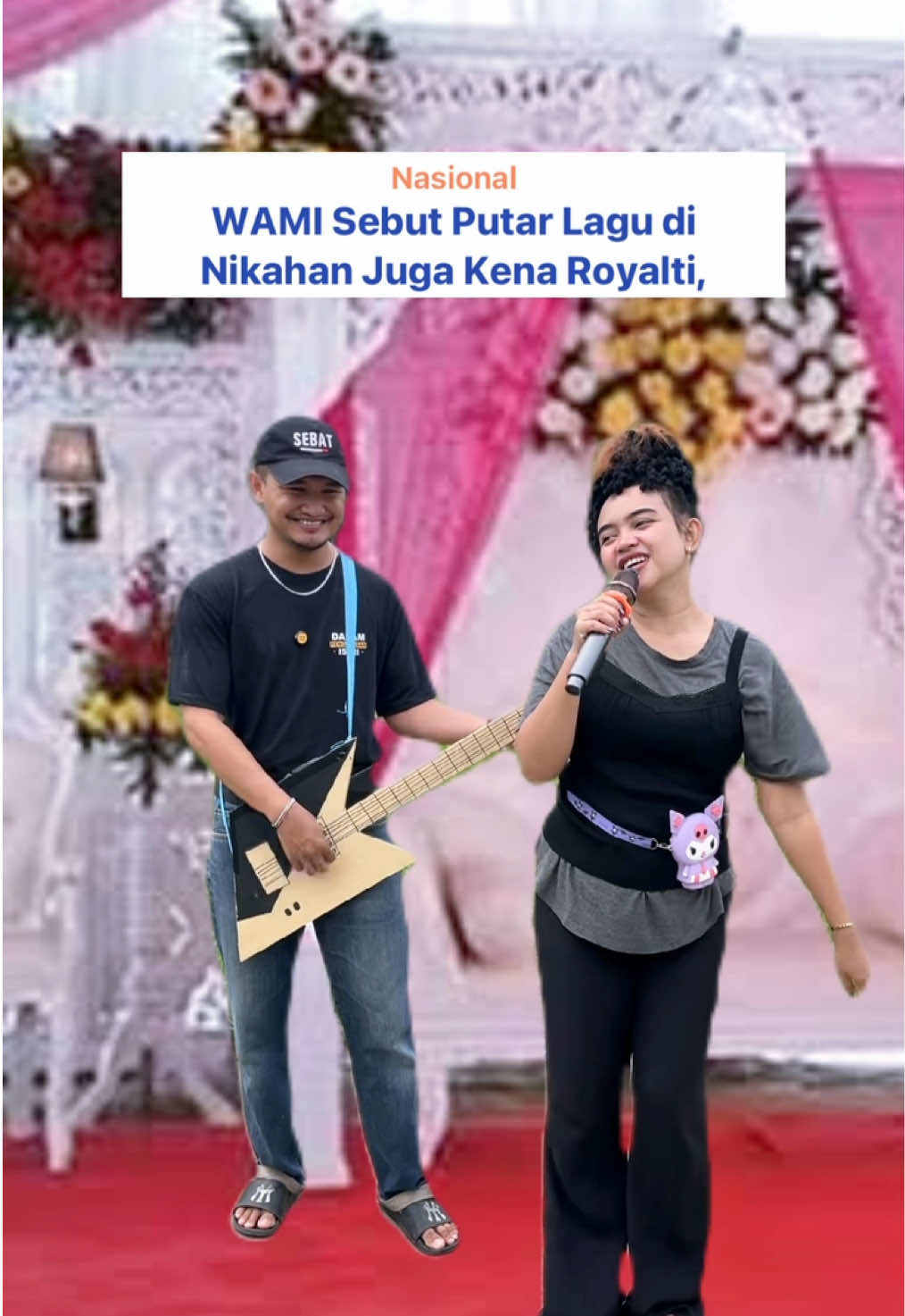 Yang mau hajatan bisa hubngi kami di jamin bebas royalti…!!! #bebasroyalti #royalti #ngakak #komedi #pasutri #lucu 