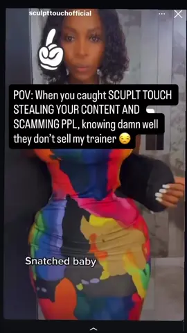 @sculpttouchofficial yall still stealing my content trying to make money off of me, this is the second time in 3 months that yall did this, stealing from a black woman and cheating women out of their money and selling them cheap products is INSANE, yall should be ashamed.  But this should show yall that my product is that good that this big company got to steal my content and results to sell their products, go get the real deal from my TikTok shop or comment SNATCH#viral #fyp #trending #scuplttouch @Fashion Dollz Boutique 