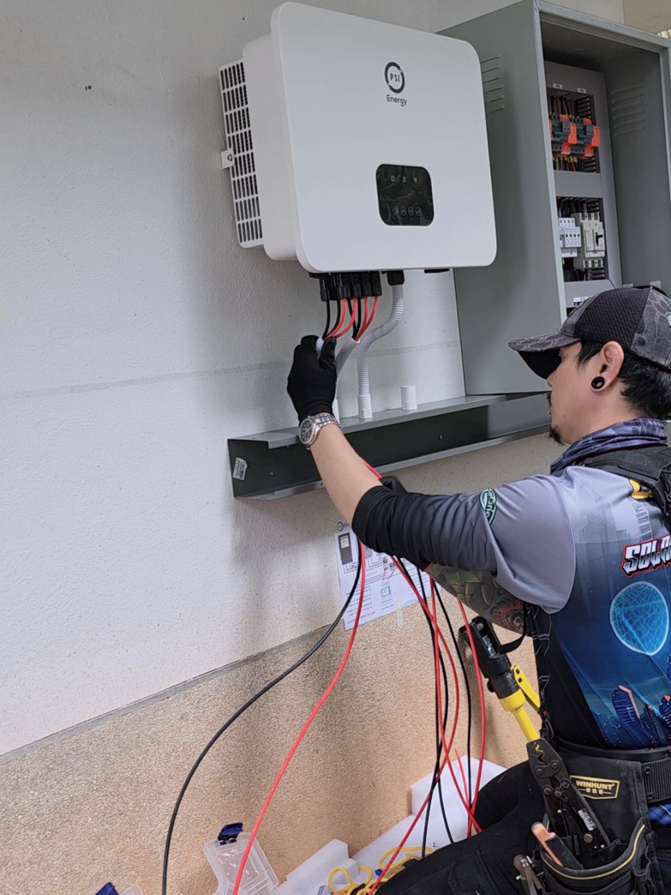 Ep.3 ติดตั้ง Inverter Psi 25 กิโลวัตต์ #solar #solarmonkey #ติดตั้งโซล่าเซลล์ #osuka #โอซุกะ 