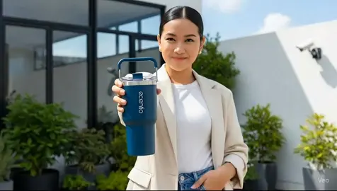 Untuk para affiliator yang masih malu depan kamera...  AI jadi pilihan yang tepat nih untuk kalian promosiin produk affiliate kalian..  Btw... beli tumblernya di @ecentio.id ya...  Mau belajar buat video affiliate pake AI seperti ini ?  Yuk.., gabung grup...  Mumpung lagi promo separuh harga jadi 32 rb....  Minat ? Klik link di bio ya...  #AI ##affiliatemarketing #Veo3 #Merdeka #Fyp 
