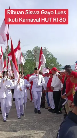 Ribuan Siswa Di Gayo Lues Ikuti Karnaval HUT RI ke  80