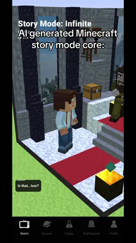 Ivor dummy thick AU 😔 #mcsm #minecraftstorymode #queer #fyp #jarsai 