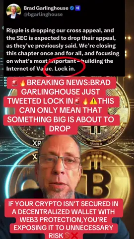 Lock-in! #ripple #xrp #lockin #bradgarlinghouse #cryptocurrency 