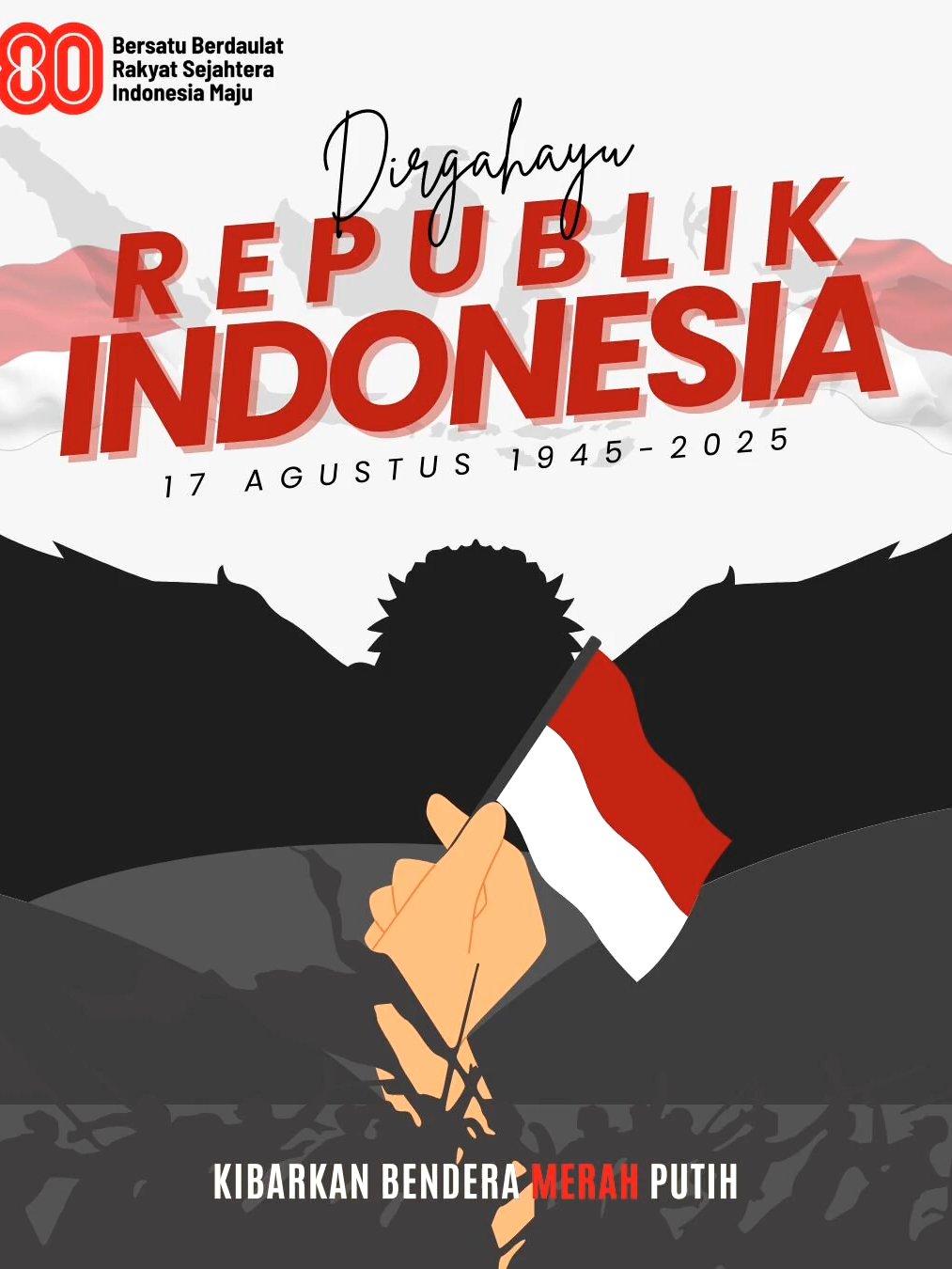 Merah Putih adalah layar kapal kita, yang mengantar ke dermaga kemerdekaan. #SatuBenderaSatuBangsa #MerahPutihHargaMati
