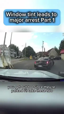 Window tint turns into major arrest | Part 1 #cops #police #bodycam #viralbodycam #viral 
