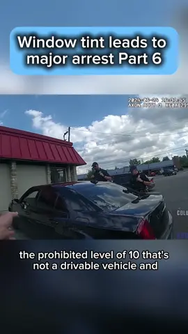 Window tint turns into major arrest | Part 6 #cops #police #bodycam #viralbodycam #viral 