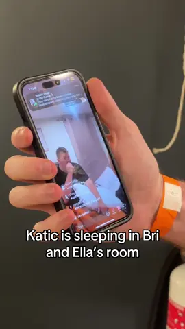 Katic is sleeping in Bri and Ella’s room @Mike Katic @Brianna LaPaglia @ella grif 