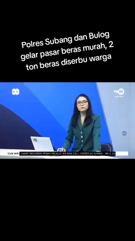 KEPOLISIAN RESOR SUBANG BERSAMA BULOG CABANG SUBANG/ JAWA BARAT/ MENGGELAR OPERASI PASAR BERAS MURAH// KEGIATAN DENGAN MENYIAPKAN DUA TON BERAS TERSEBUT DIGELAR UNTUK MENJAGA STABILITAS HARGA BERAS SERTA MEMBANTU MASYARAKAT UNTUK MENDAPATKAN BERAS DENGAN HARGA YANG TERJANGKAU// #berasmurah #polressubang #bulogsubang #inflasi #fyp