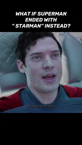 WHAT IF SUPERMAN ENDED WITH “ STARMAN” INSTEAD OF “ PUNKROCKER? 😳😳 #superman #davidcorenswet #jamesgunn #dcu #dceu 