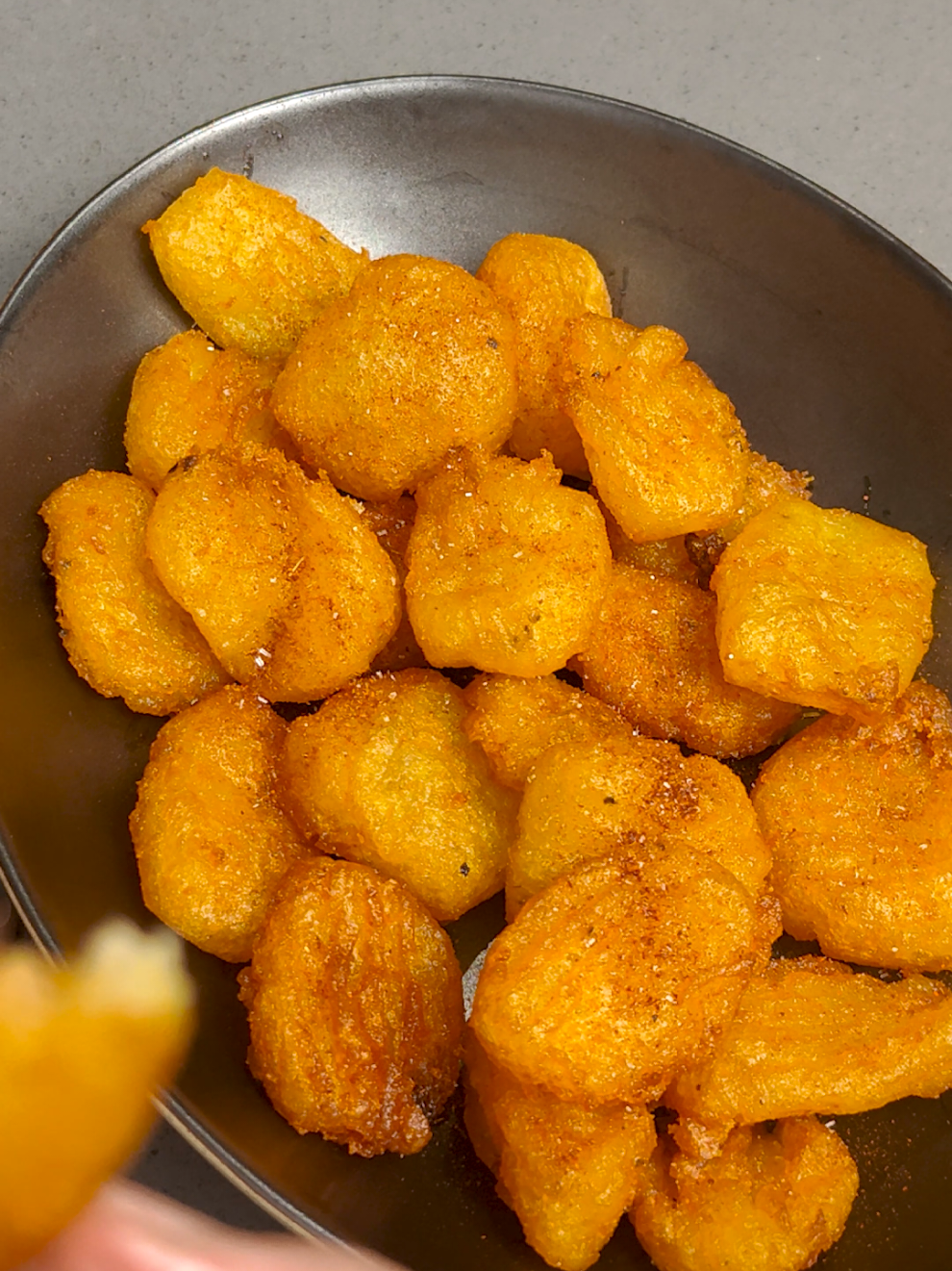 Fried Potato Pillows from @msshiandmrhe #fyp #potato #crispy #easy 