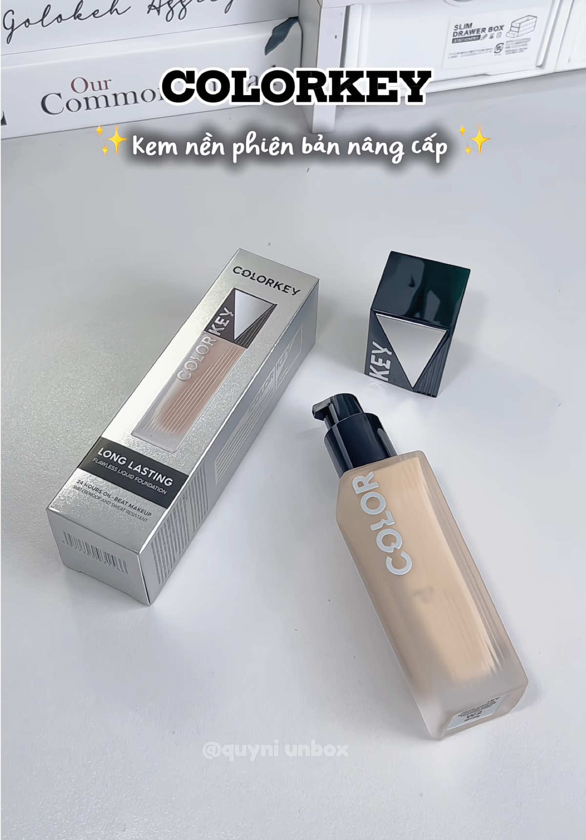 Kem nền phiên bản nâng cấp đánh lên siu mềm ,mướt. Giúp da sáng đều màu, độ che phủ tốt, khả năng chống nước hiệu quả ưng lắm nha #kemnennangcap #quyniunbox #depminlichuankhongtroi #kemnencolorkey #kemnencolorkeypro 