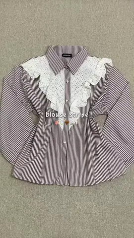 Lucuuu ihhh cakepp pouulll🫶 #blousestripe #atasan #kemejastyle #fyp #fypage 