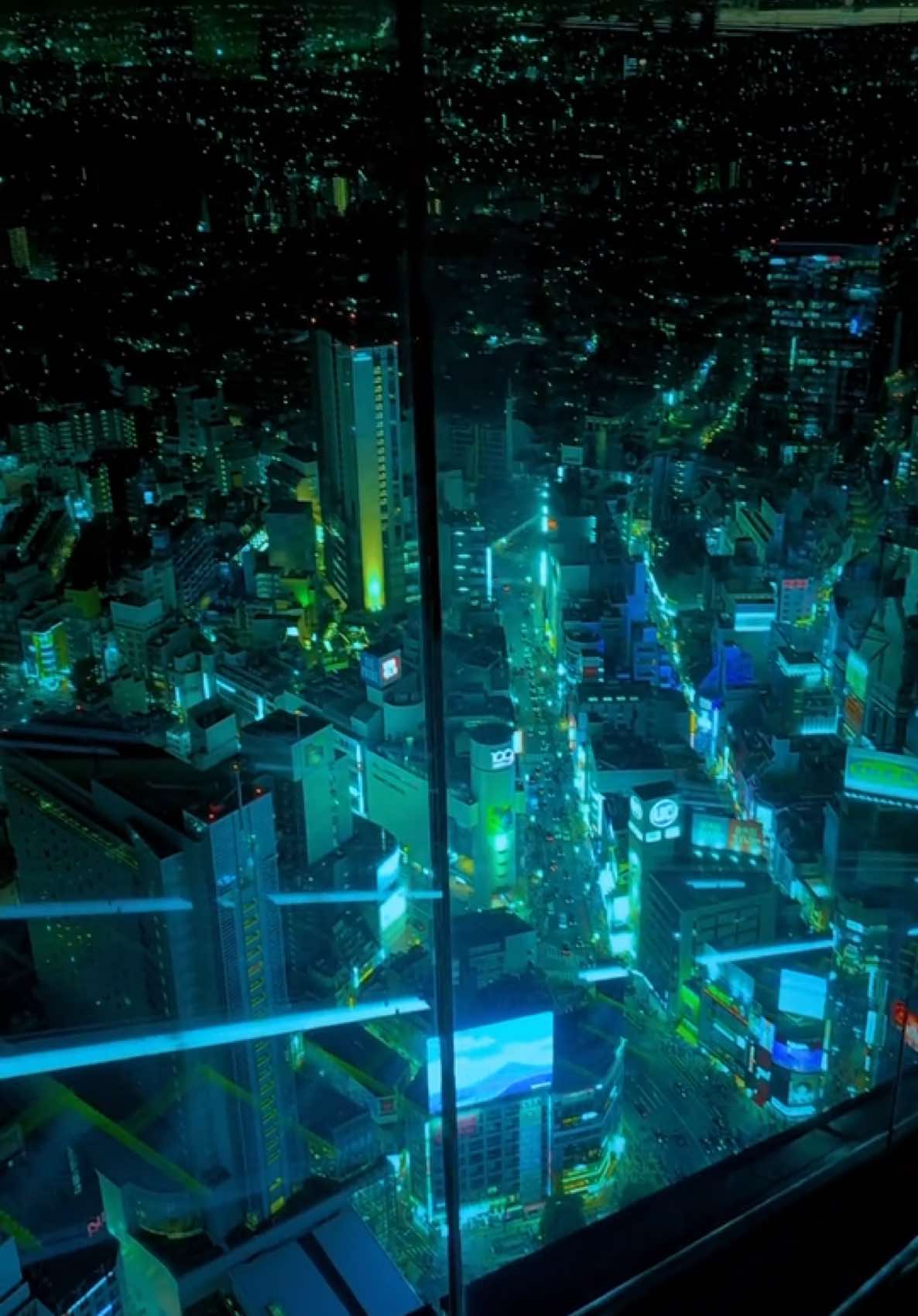 Tokyo from above 🇯🇵  - #photography #shibuya #travel #fyp #japan 