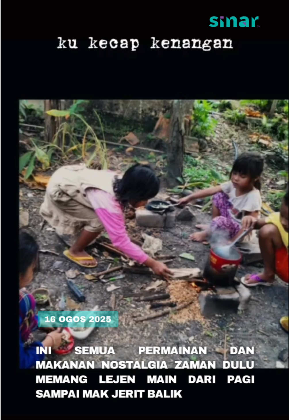 Hidup dulu simple tapi hati rasa kaya dengan memori. Setiap kenangan dia macam harta yang tak boleh diganti 🥹  Sumber: TikTok braderyusry4629 #SINARKongsi #SINARMuzikRetroTerbaik