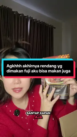 pokoknya ga sia sia bestie rendang satu ini nampol bgtttttt guyssssss 100% daging asli #santapanminang #rendangmamafuji #rendang #rendangdaging #rendangpadang #100% 