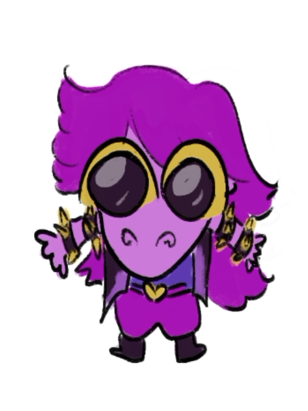 her with food and non food #deltarune #susiedeltarune #digitalart 