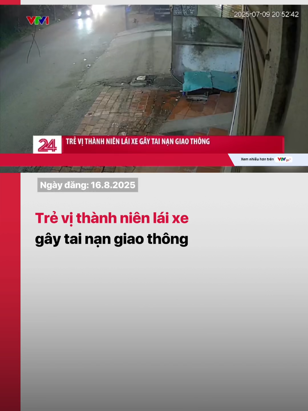 Nhiều trường hợp vi phạm thuộc độ tuổi từ 14-16 tuổi, được gia đình cho phép điều khiển xe máy tham gia giao thông. Sự chủ quan ấy có thể phải trả giá bằng cả tính mạng. Đến khi tai nạn xảy ra, ngoài người cầm lái thì người trao chìa khóa xe cũng phải chịu trách nhiệm hình sự liên quan. #antoangiaothong #viphamgiaothong #trevithanhnien