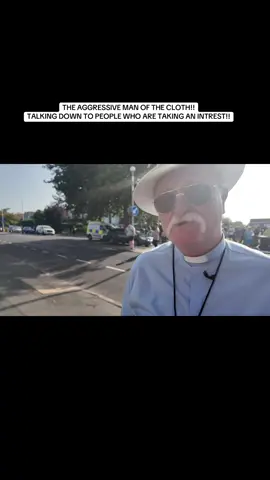 HORRIBLE ATTITUDE ON THIS MAN OF THE CLOTH!!