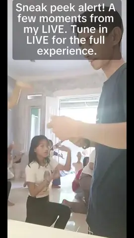 Sneak peek alert! A few moments from my LIVE. Tune in LIVE for the full experience. #tiktoklive #livehighlights