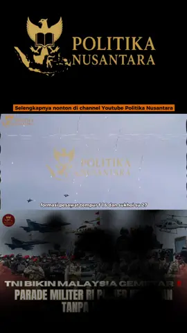 Parade militer terbesar Indonesia dalam satu dekade terakhir mengguncang Jakarta dan menarik perhatian dunia. Dari tank Leopard 2RI, jet tempur F-16 dan Sukhoi, hingga helikopter Apache—TNI menunjukkan kekuatan penuh dalam pameran alutsista yang menjadi pesan tegas bagi kawasan Asia Tenggara. Di tengah ketegangan geopolitik dan perlombaan modernisasi militer, Indonesia menegaskan bahwa keamanan regional dimulai dari kekuatan nasional. #militerindonesia #indonesia #tniindonesia🇮🇩 #huttni #nkri 