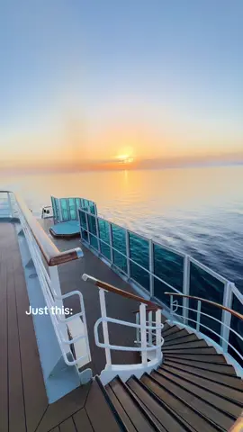 Just this view! I really miss the moment on ship! #cruise #cruiseship #cruisetok 